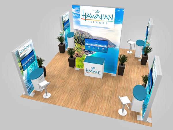 RE-9149 Island Rental Trade Show Exhibit -- Image 4