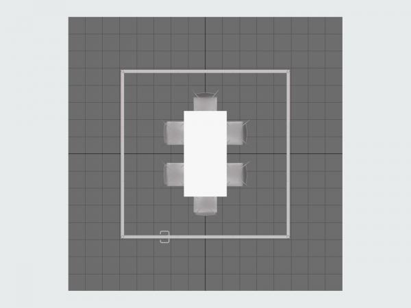 RE-9173 Modular Rental Conference Room -- Plan View