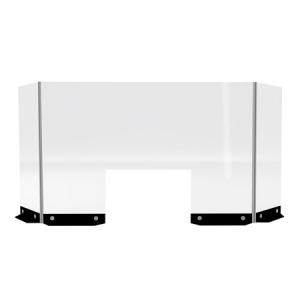 Clear Divider, Bar/Counter (CEAC-022) -- Trade Show Rental Furniture