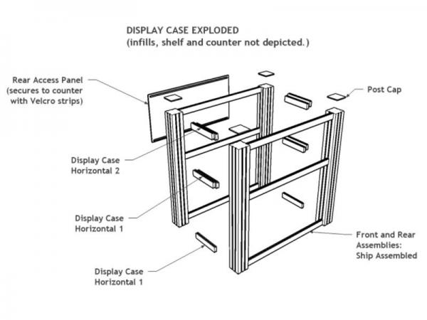 RE-502 Rental Display / Display Case -- Image 3