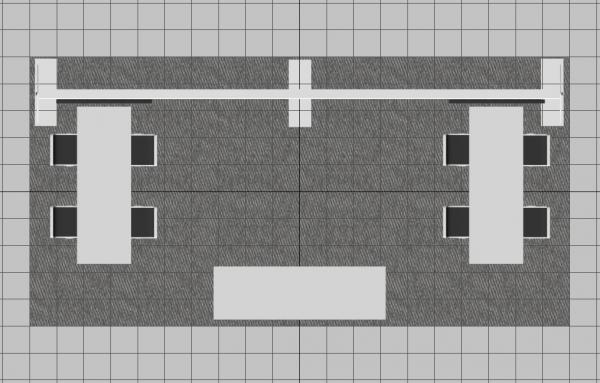 VK-4028 SuperNova Lightbox -- Plan View