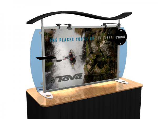 VK-1292 Portable Hybrid Trade Show Table Top Exhibit -- Image 4